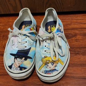 Girls VANS X Sailor Moon sneakers size 3
